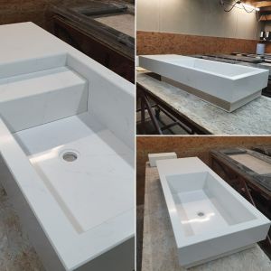 Silestone Eternal Statuario Waschtisch